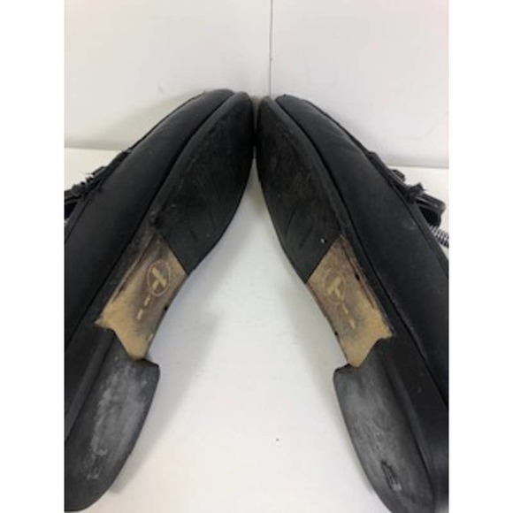 Bruno Magli Leather Braided Band Slip On Loafer Casual Shoes Black Mens US 8 M main image 4